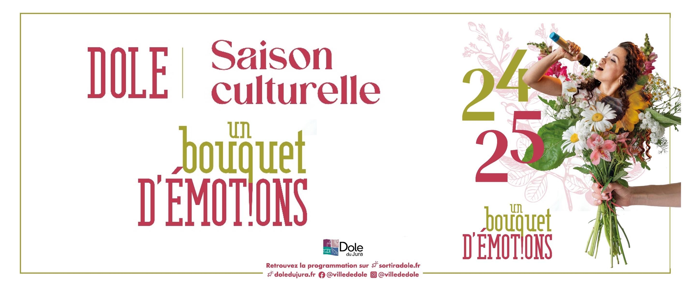 SAISON CULTURELLE 2024/2025 : UN BOUQUET D'ÉMOTIONS