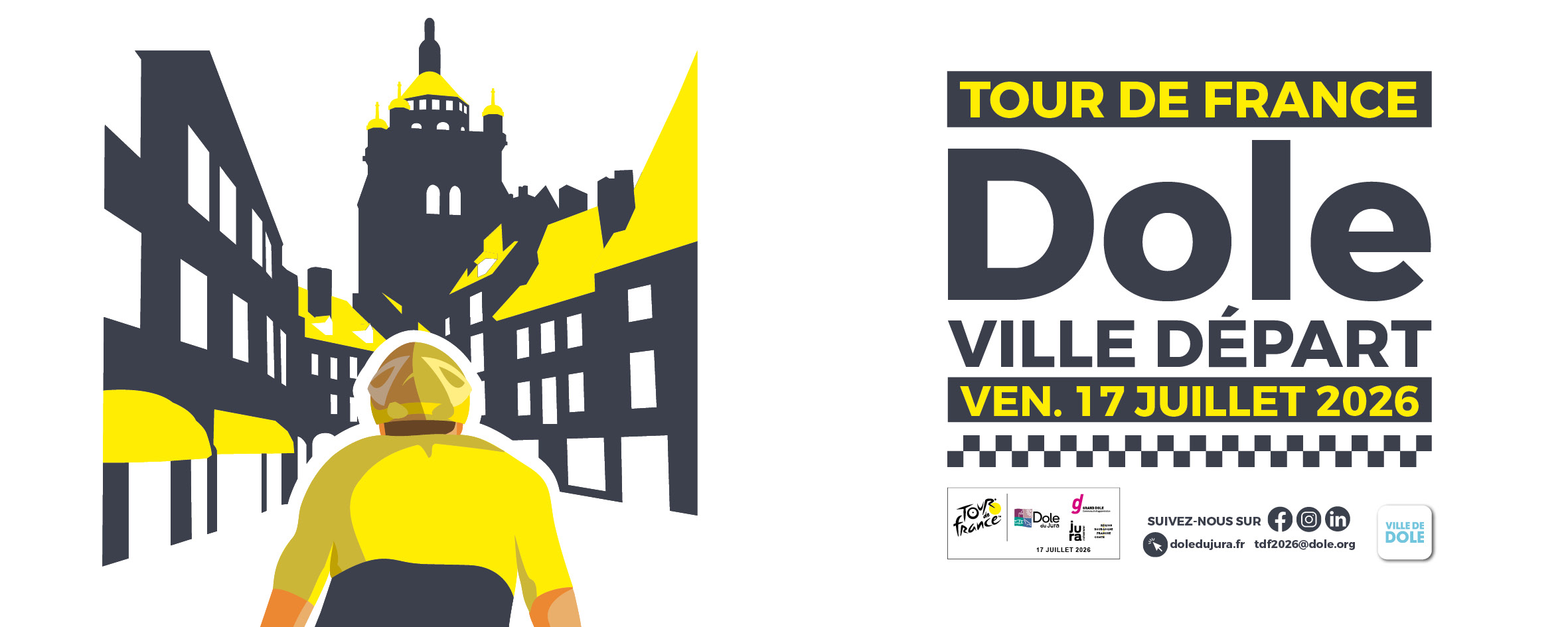 TOUT SAVOIR SUR LE TOUR DE FRANCE 2026 À DOLE
